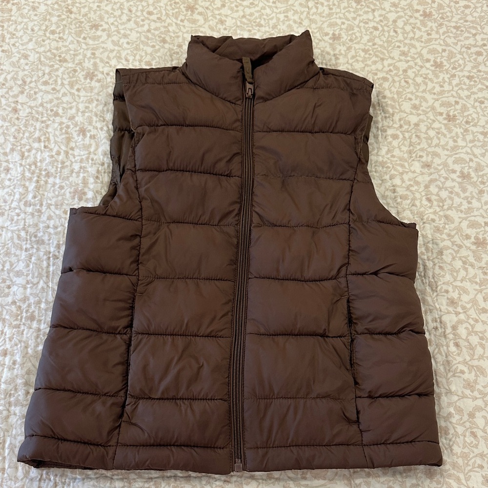 Love Tree Chocolate Puffer Vest
